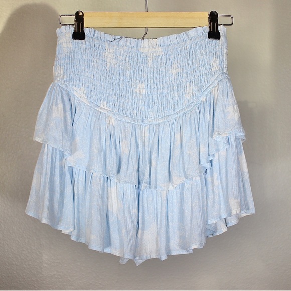 Blue Collection Smocked Ruffle Shorts - Picture 3 of 8